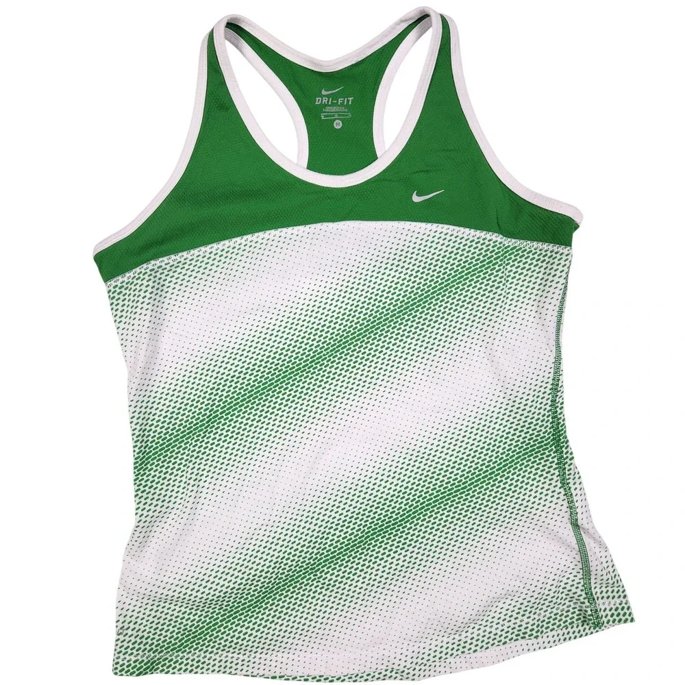 NIKE‎ Green Dri-Fit Racerback Tank Top Size Medium